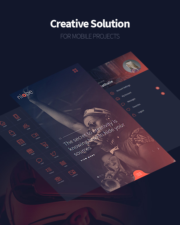 niobe Mobile Template