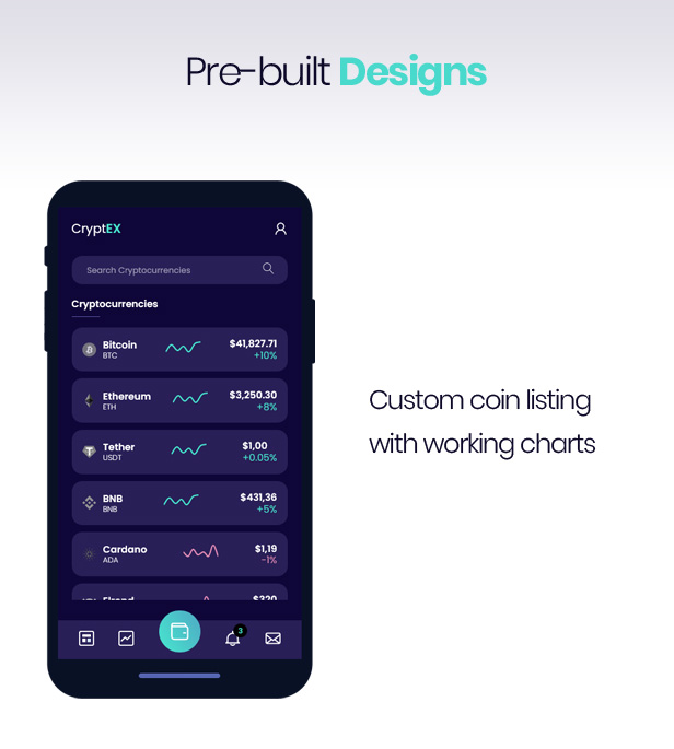 Cryptex - Mobile HTML Template