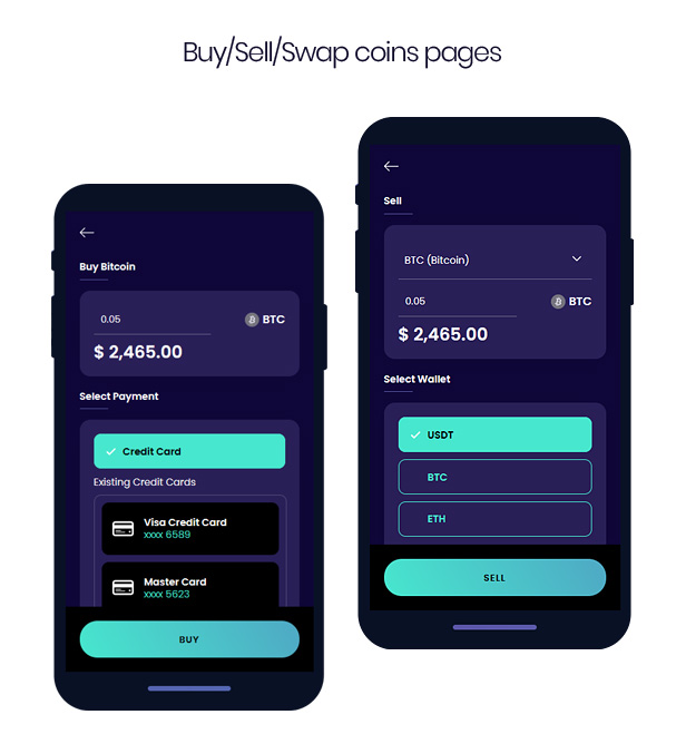 Cryptex - Mobile HTML Template